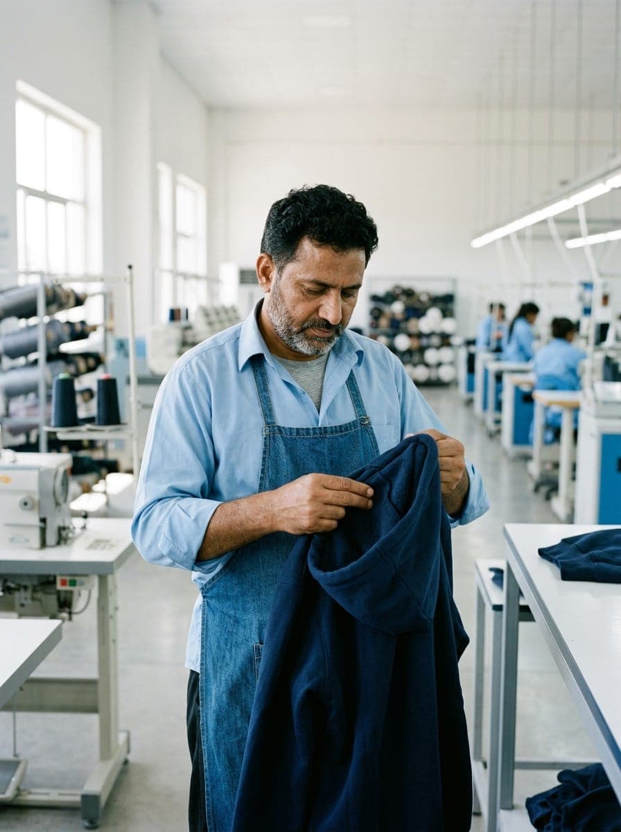S.M.K. SONS master textile craftsmanship and fabric inspection