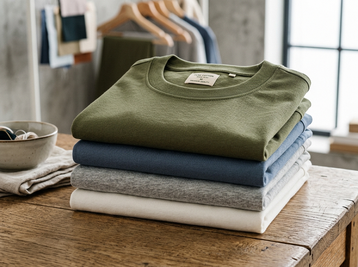 Premium Cotton T-Shirt Collection — Casualwear for United Kingdom
